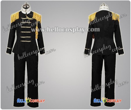 Axis Powers Hetalia Japan Cosplay Black Uniform