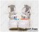 Matt White Three Straps Chunky Punk Lolita Shoes