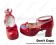 Mirror Red Bow Ruffle Lovely Chunky Princess Lolita Shoes