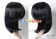 Black 45cm Cosplay Straight Wig