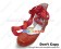 Red Ballet Ribbon Lace Chunky Sweet Lolita Shoes