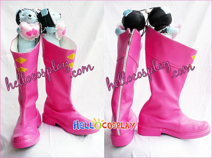 shoe zone pink boots