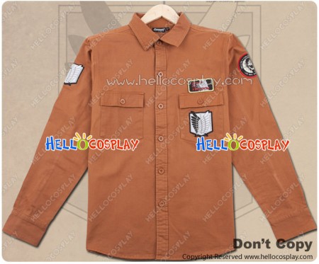 Attack On Titan Shingeki No Kyojin Cosplay Eren Jaeger Mikasa Ackerman Shirt Costume