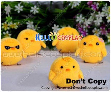 Tomb Notes Cosplay Yellow Chicken Plush Pendant