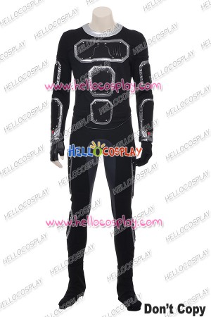 Fantastic Four 2015 Film Human Torch Jonathan Storm Cosplay Costume Jumpsuit