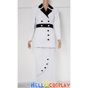 Titanic Rose Cosplay Costume Maiden Dress White