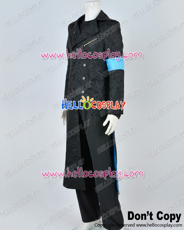 Devil May Cry 5 Vergil Cosplay Costumes Black Trench Coat Top Level