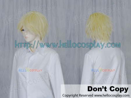 Light Goldenrod Yellow Cosplay Short Layer Wig