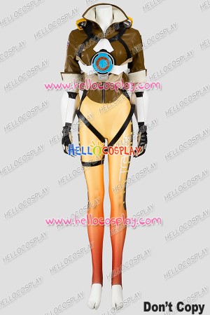 Overwatch Cosplay Tracer Costume Uniform