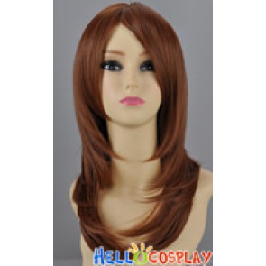 Warm Brown Cosplay Wavy Wig