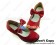 Wine Red Charlotte Bow Chunky Sweet Lolita Shoes