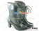 Silver Ruffle Lace Zipper Chunky Punk Lolita Boots