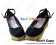 Suede Black NaNa Satin Strap Platform Punk Lolita Shoes