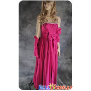 Party Cosplay Pink Ball Gown Formal Dress Costume