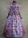 Victorian Lolita Georgian Reenactment Gothic Dress Purple