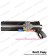 Gungrave Cosplay Weapons Brandon Heat Guns