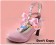 Pink Bow Strap Stiletto Princess Lolita Shoes