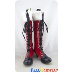 Love Live School Idol Project Field Of View Cosplay Shoes Eli Ayase Red Boots