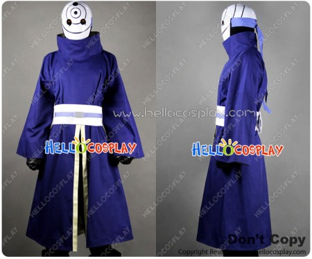 Naruto Cosplay Obito Uchiha Madara Costume With Mask