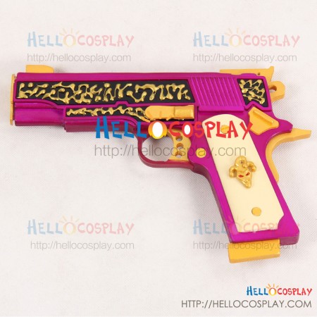 Suicide Squad Cosplay The Joker Pistol Gun Weapon Prop Purple Version