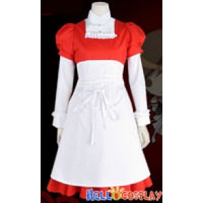 Vocaloid 2 Cosplay Meiko Red Maid Dress