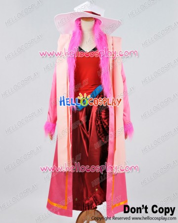 One Piece Cosplay Neferutari Bibi Vivi Princess Red Pink Dress Costume