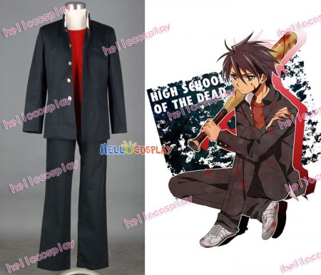 Highschool of the Dead Cosplay Komuro Takashi Costume