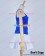 One Piece Cosplay Nami Plain White Blue Dress Costume