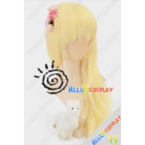 Vocaloid Cosplay Hatsune Miku Yellow Wig