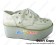 White Lace Round Hole Platform Punk Lolita Shoes