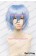 Wig 30CM Cosplay Sky Blue Universal Short Layered