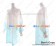 Dramatical Murder Cosplay Clear Costume Pajamas Dress
