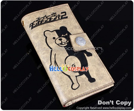 Danganronpa Dangan Ronpa Cosplay Black White Bear Monokuma Long Wallet