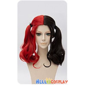 Suicide Squad Batman Harley Quinn Cosplay Wig Curly Ponytail