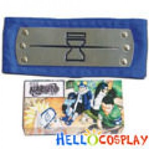 Naruto Cosplay Anti Ninja Sunagakure Blue HeadBand