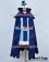 Karneval Cosplay Kiichi Blue Cloak Uniform Costume