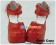 Matt Wine Red Double Ankle Straps Chunky Sweet Lolita Shoes