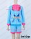 Karneval Cosplay Nai Muhinyi Costume Moe Rabbit Ear Jacket Hoodie