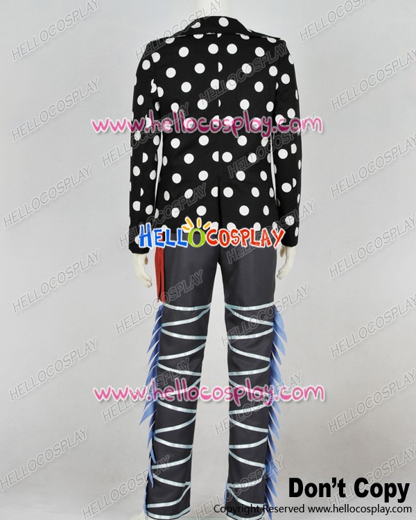 One Piece Cosplay Killer White Polka Dot Uniform Costume One Piece Cosplay Killer White Polka Dot Uniform Costume