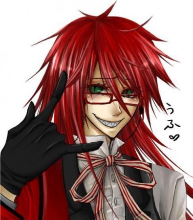 Black Butler Cosplay Grell Sutcliff Glasses