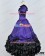 Civil War Southern Belle Ball Gown Violet Prom Lolita Dress