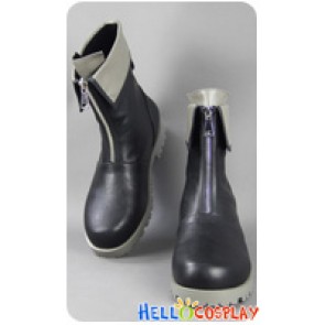 Final Fantasy VII 7 Cosplay Cloud Strife Zipper Short Boots