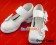 Matt White Chunky Bow Princess Lolita Shoes With Ankle Strap