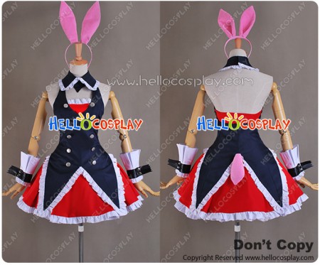 Mondaiji Cosplay Black Rabbit Costume Dress