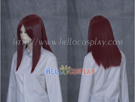 Darker Red 50cm Cosplay Straight Wig