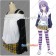 Rosario + Vampire Cosplay Mizore Shirayuki Costume