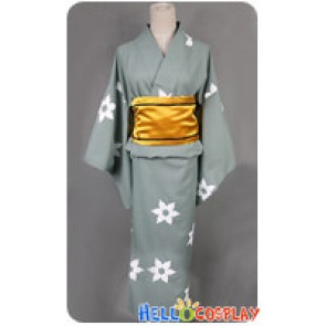 Nisemonogatari Cosplay Araragi Tsukihi Costume Kimono