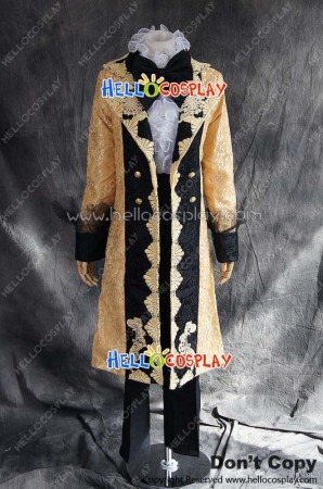 Vocaloid 2 Cosplay Aku No Meshitsukai Len Kagamine Uniform Costume