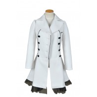 RWBY Season 2 Weiss Schnee White Trailer Cosplay Costume Coat