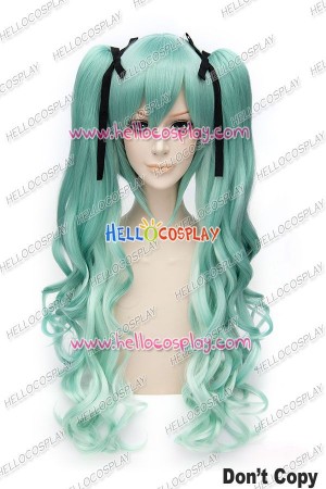 Vocaloid 2 Snow Miku Cosplay Wig